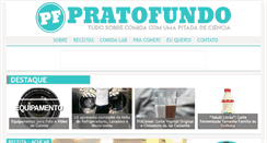 Desktop Screenshot of pratofundo.com