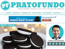 Tablet Screenshot of pratofundo.com